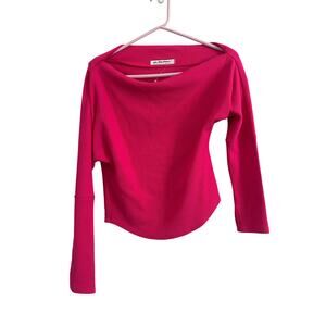 Free People Hot Pink Off The Shoulder Top Size  XS